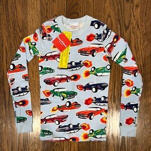 Hanna Anderson Car Print Long Sleeve pajamas